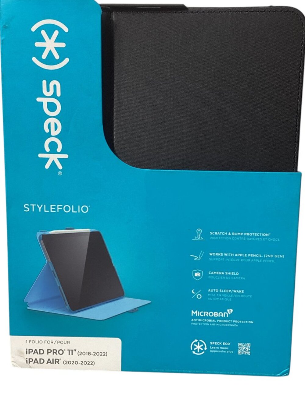 Speck: StyleFolio Black Case, iPad Pro 11" -2018-2022 & iPad Air-2020-2022